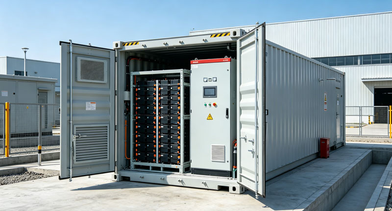 ������ѹ����800KVA����װ261KWH���ܹ���